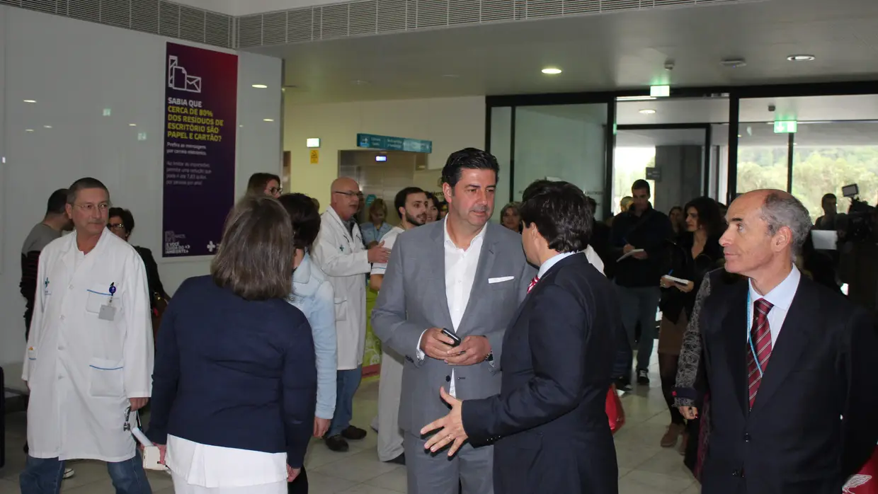 Rui Vitória visita Hospital de Vila Franca de Xira