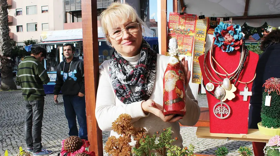 Artesanato encheu Mercado de Natal de Alverca Artesanato encheu Mercado de Natal de Alverca