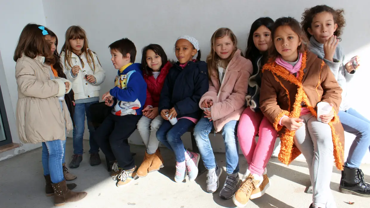 Lanche Saudável dos "Heróis da Fruta" no Centro Escolar dos Charcos em Almeirim