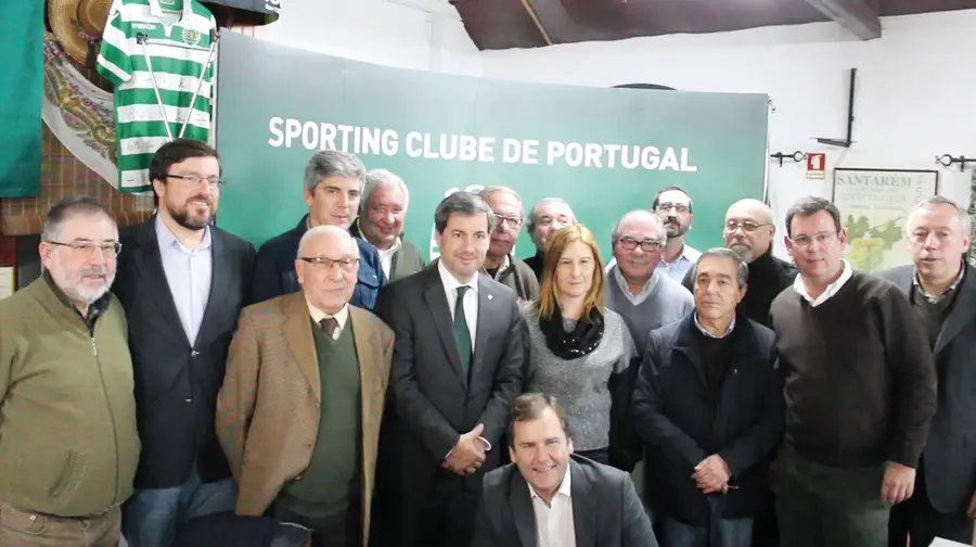 Bruno de Carvalho apoia a construção da sede do Núcleo Sportinguista de Santarém