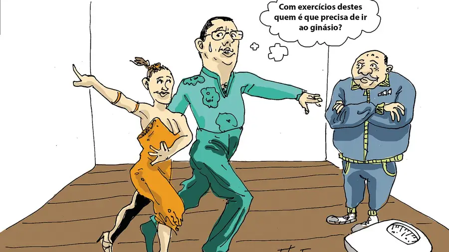 Dançar e manter a linha Dançar e manter a linha