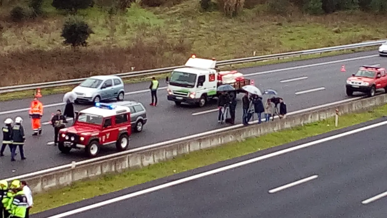 Acidente com autocarro em Aveiras de Cima faz 22 feridos