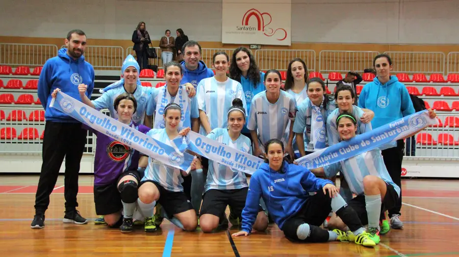 Equipa feminina do Vitória de Santarém é bicampeã distrital de futsal