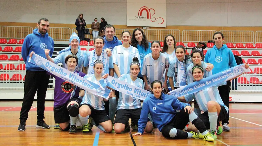 Equipa feminina do Vitória de Santarém é bicampeã distrital de futsal