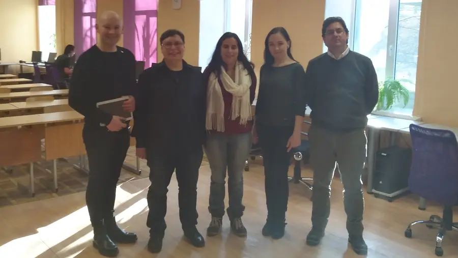 Professores da Escola Profissional de Rio Maior na Lituânia