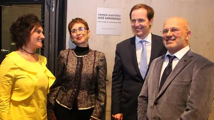 Auditório do Centro Cultural do Cartaxo recebeu o nome de José Saramago