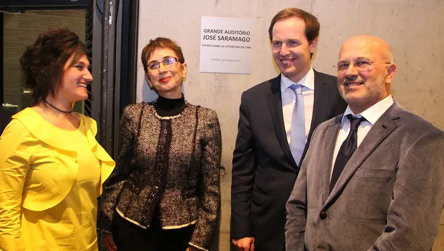 Auditório do Centro Cultural do Cartaxo recebeu o nome de José Saramago Auditório do Centro Cultural do Cartaxo recebeu o nome de José Saramago