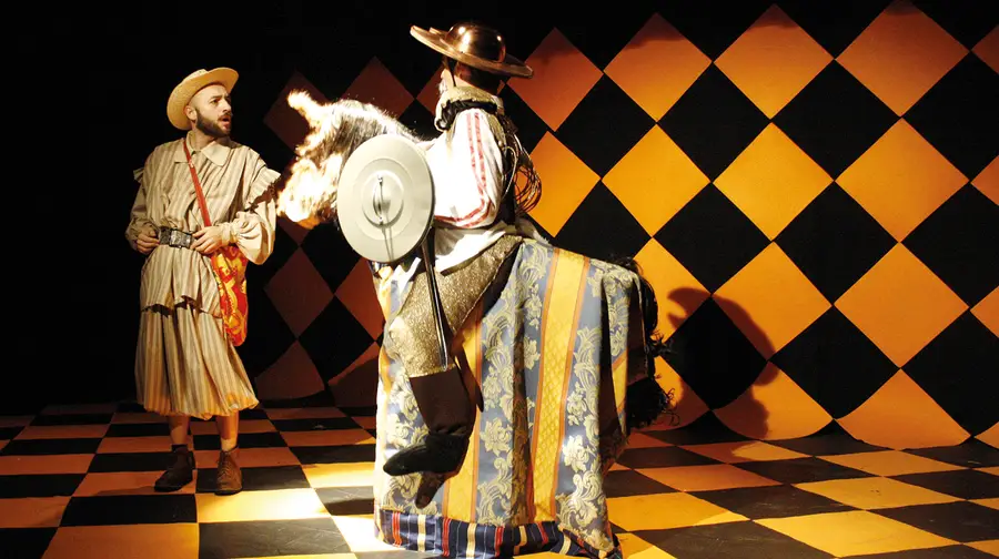 Dom Quixote do Cegada apresentado no Teatro Estúdio Ildefonso Valério