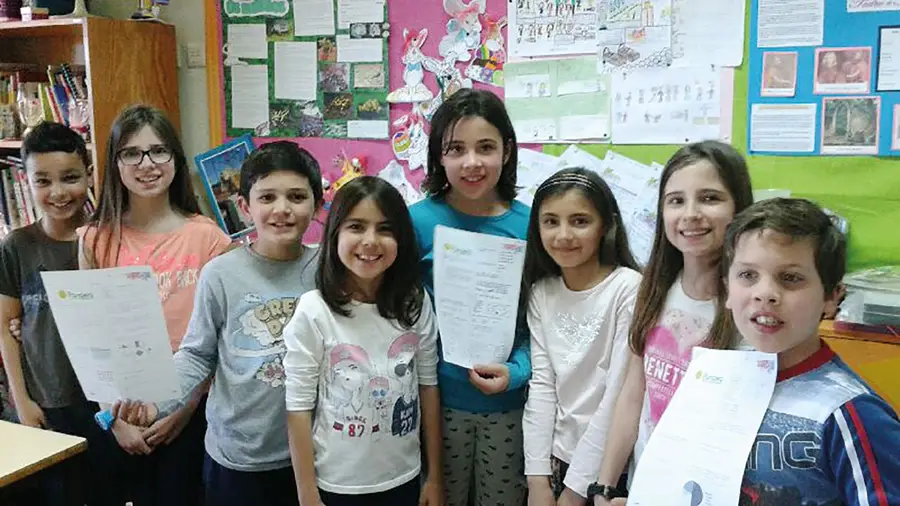 Alunos do Centro Escolar de São Pedro de Tomar na final do concurso de Matemática