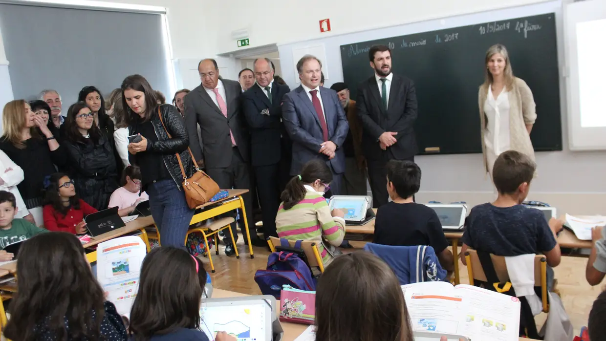 Inauguração da requalificação da Escola Moinho de Vento em Almeirim