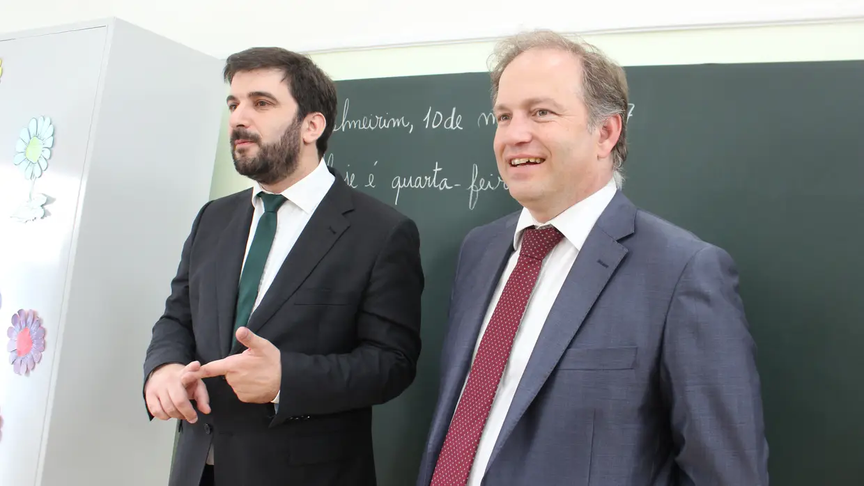 Inauguração da requalificação da Escola Moinho de Vento em Almeirim