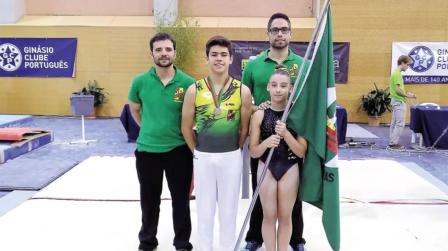 Joel Catarino é vice-campeão nacional de Ginástica Artística