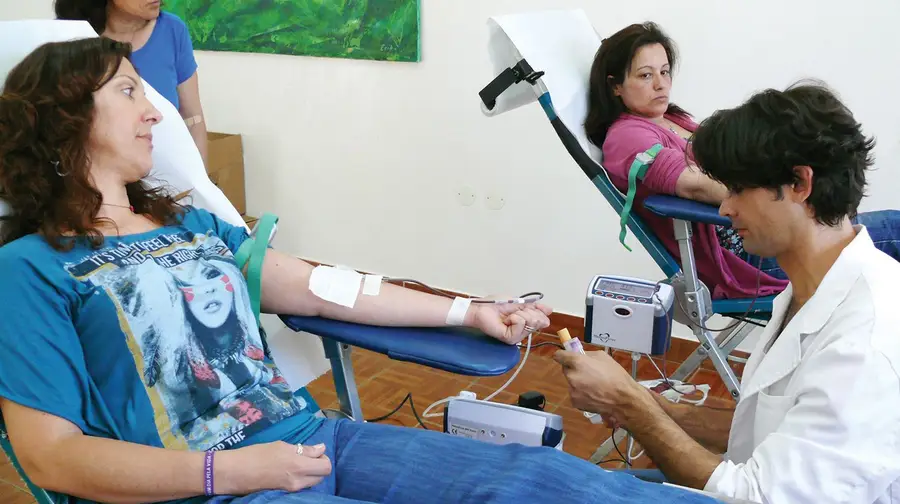 Dádiva de sangue nas instalações de O MIRANTE em Santarém