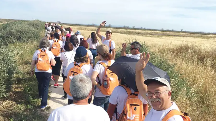 Caminhar pela paz junto ao Tejo