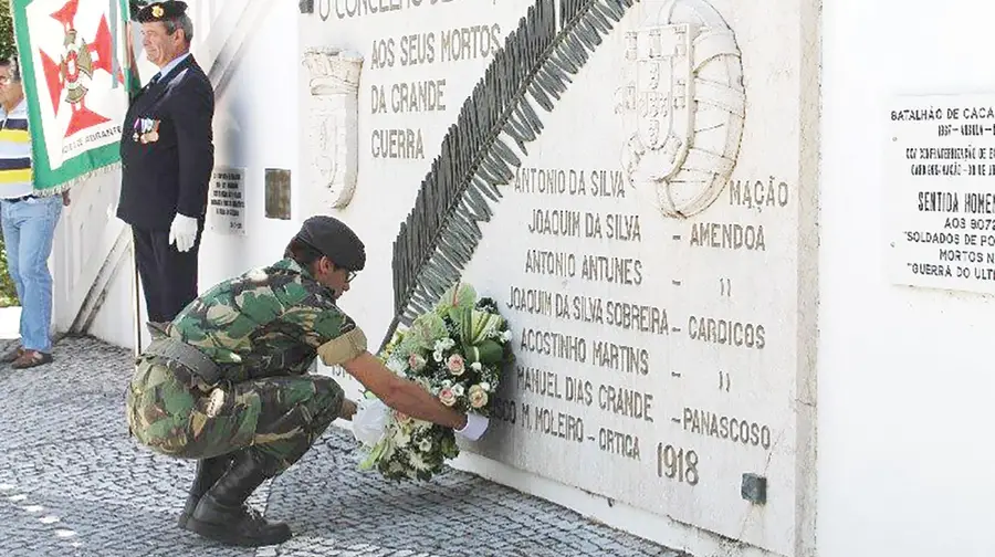 Homenagem aos combatentes em Mação