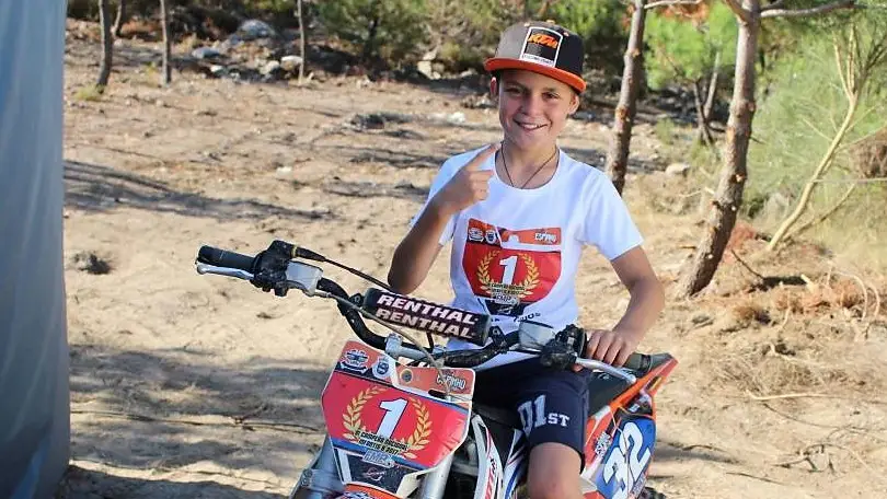 Martim Espinho sagrou-se Bicampeão Nacional de Motocross Infantil B