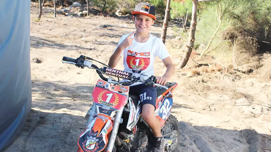 Martim Espinho é bicampeão nacional de Motocross Infantil B