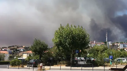 Quatro aldeias evacuadas em Abrantes, ardeu uma casa de primeira habitação