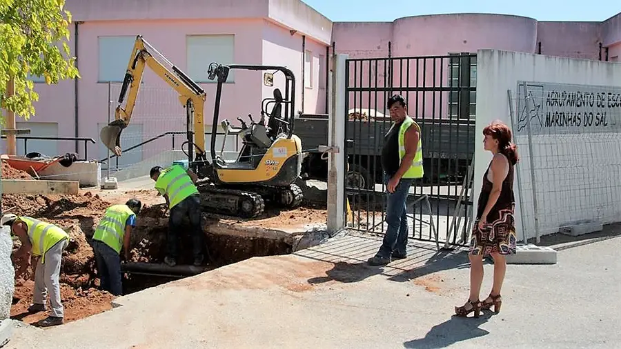 Três escolas de Rio Maior em obras