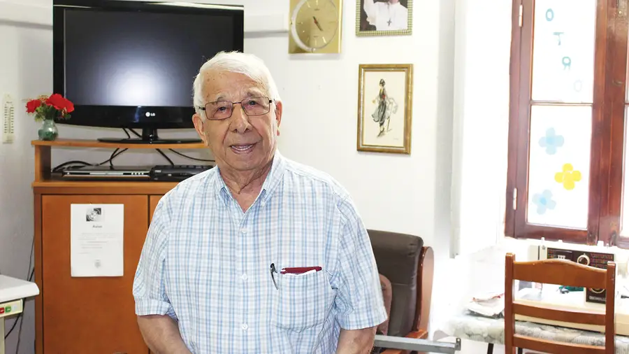 Aos 86 anos Augusto Pereira é um dirigente activo da Associação de Reformados de Alcanena