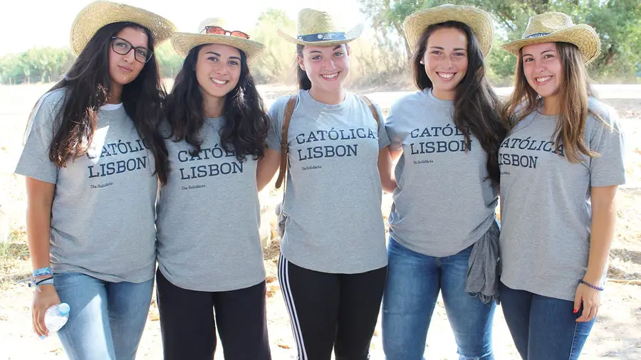 Caloiras da Católica nos campos da Golegã