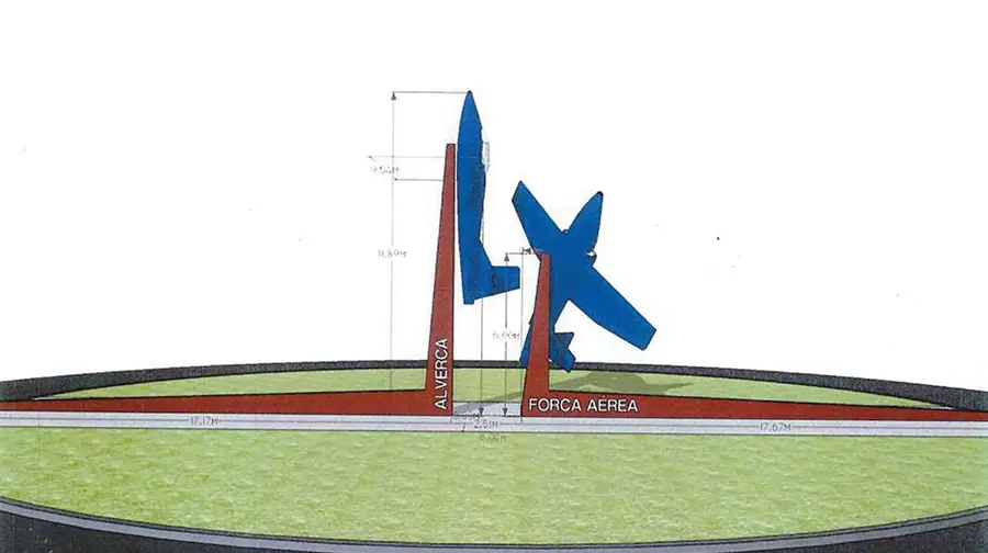 Alverca quer aterrar dois aviões na principal rotunda da cidade