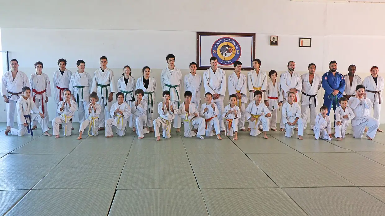 Estágio e graduação de alunos da secção de Ju-jitsu do Goleganense