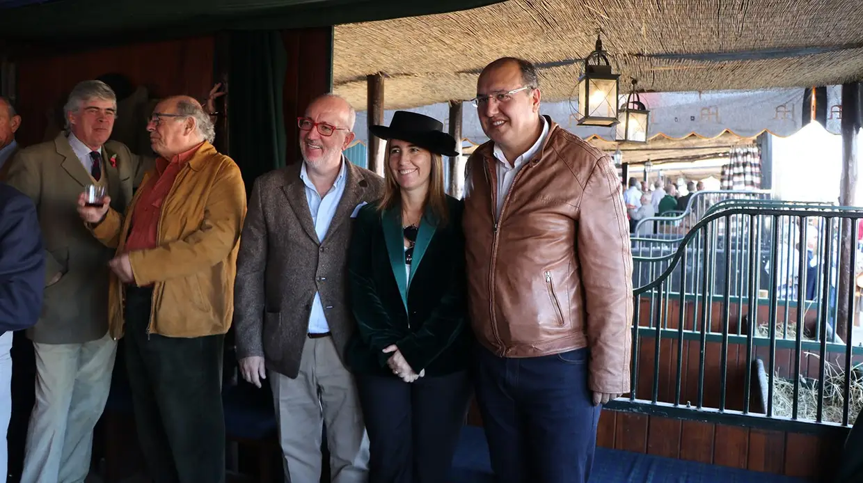 António Ceia da Silva e Ana Mendes Godinho visitam a Golegã