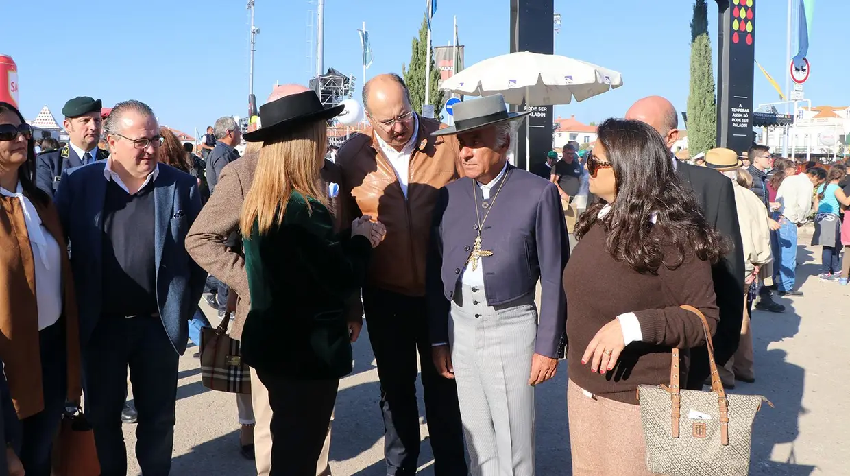 António Ceia da Silva e Ana Mendes Godinho visitam a Golegã