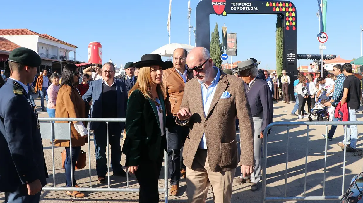 António Ceia da Silva e Ana Mendes Godinho visitam a Golegã