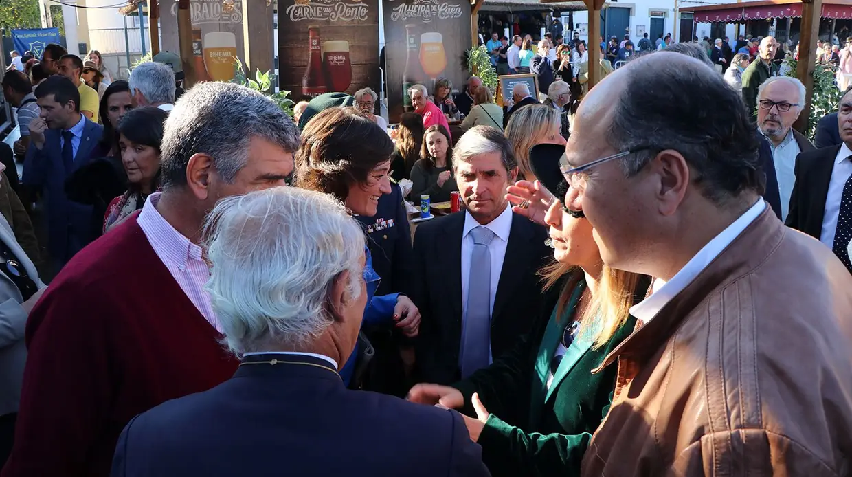 António Ceia da Silva e Ana Mendes Godinho visitam a Golegã