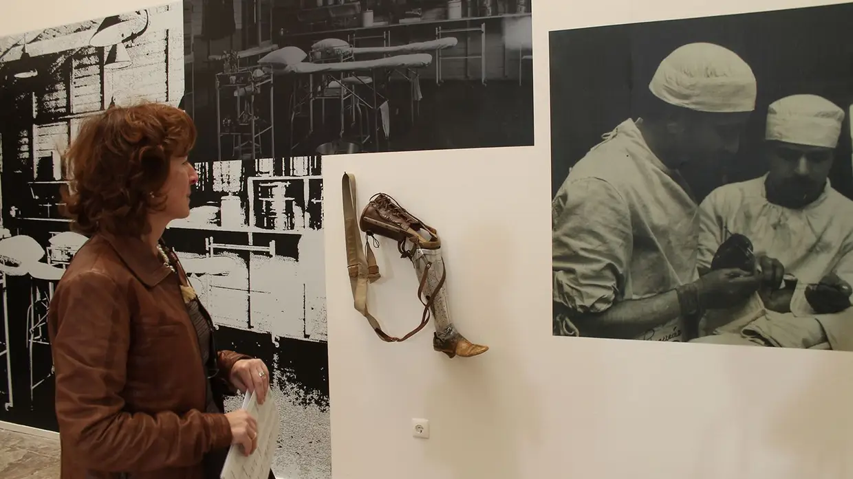 Inauguração da exposição 'Outros Olhares sobre a Grande Guerra' no Celeiro da Patriarcal em Vila Franca de Xira