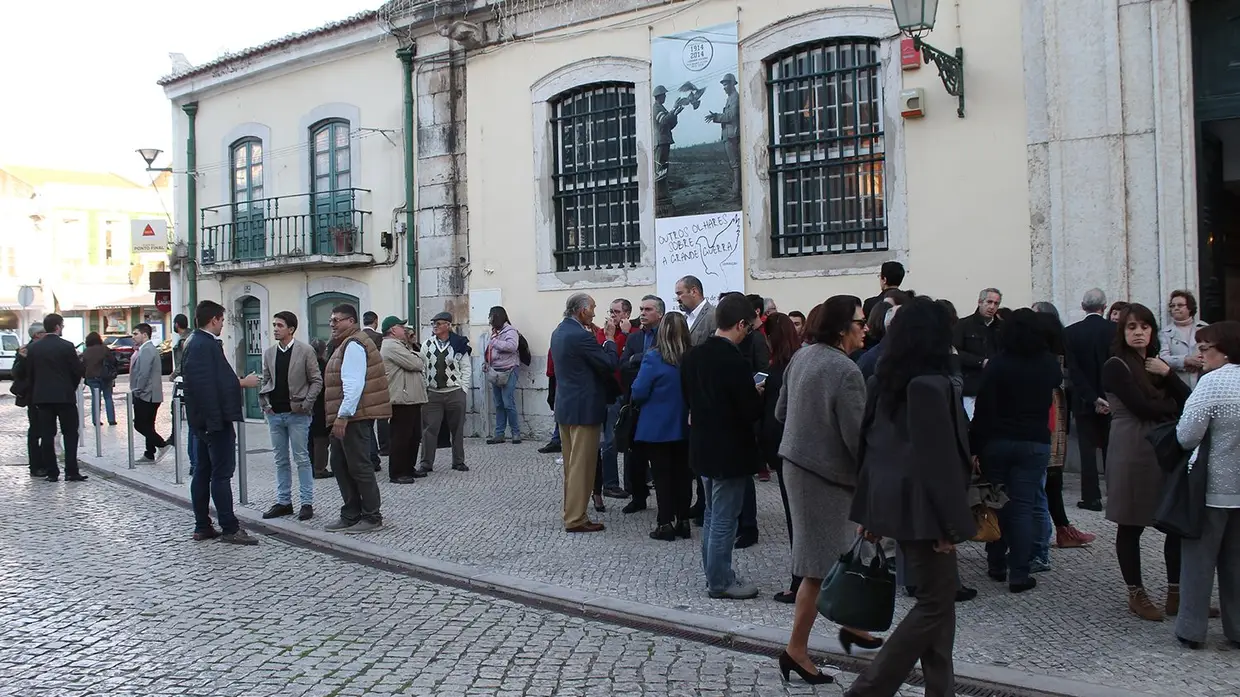 Inauguração da exposição 'Outros Olhares sobre a Grande Guerra' no Celeiro da Patriarcal em Vila Franca de Xira