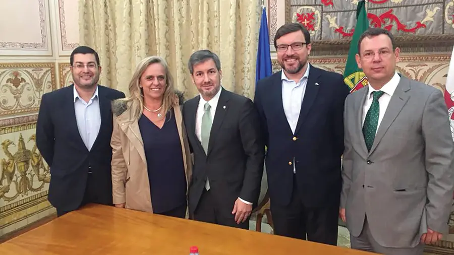 Presidente do Sporting recebido na Câmara de Santarém