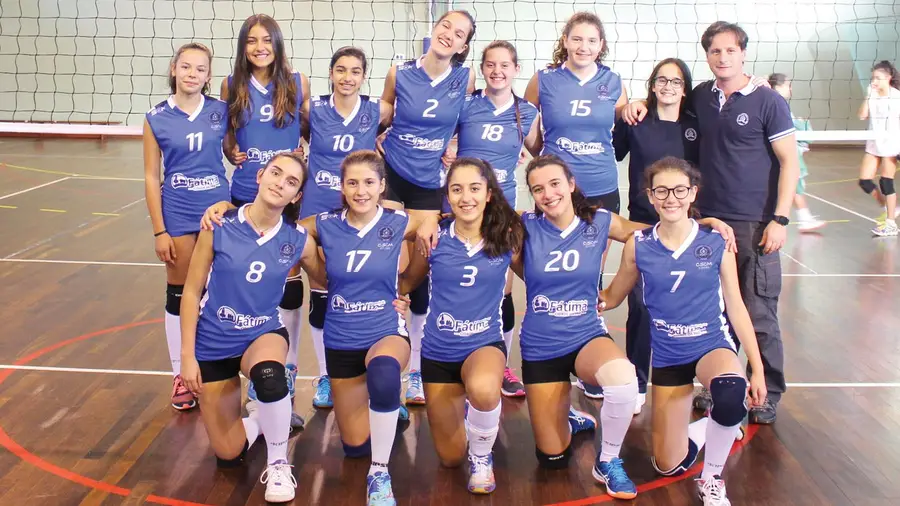 Iniciadas do Colégio de Fátima lidera regional de voleibol Iniciadas do Colégio de Fátima lidera regional de voleibol