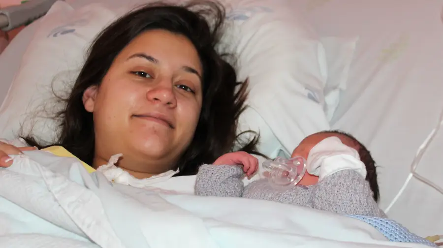 João é o primeiro bebé a nascer no Hospital de Santarém