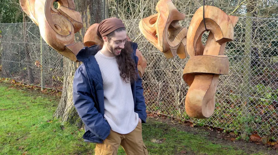 Escultura de jovem de Ferreira do Zêzere em parque na Dinamarca