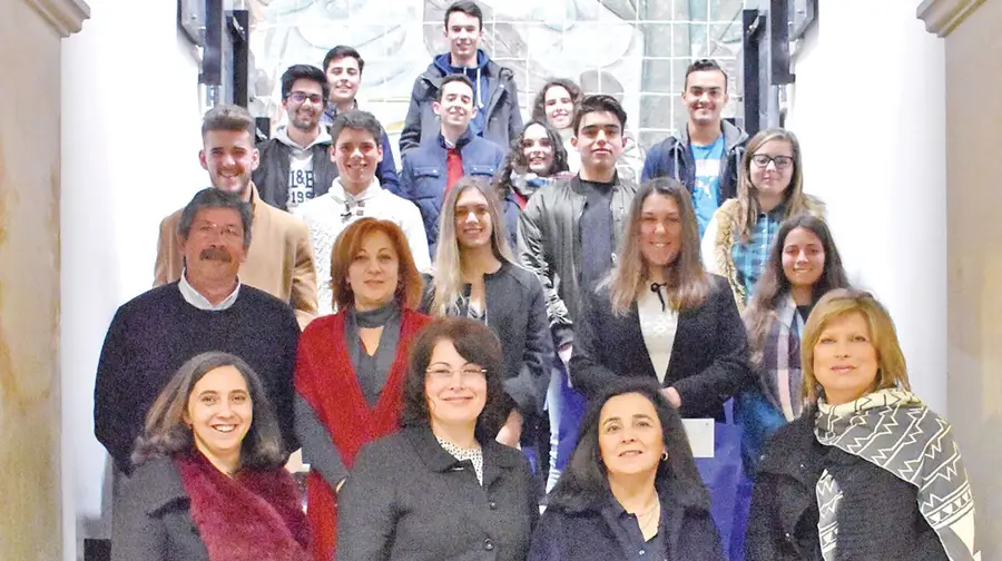 Quinze alunos da Escola Secundária de Coruche Quinze alunos da Escola Secundária de Coruche