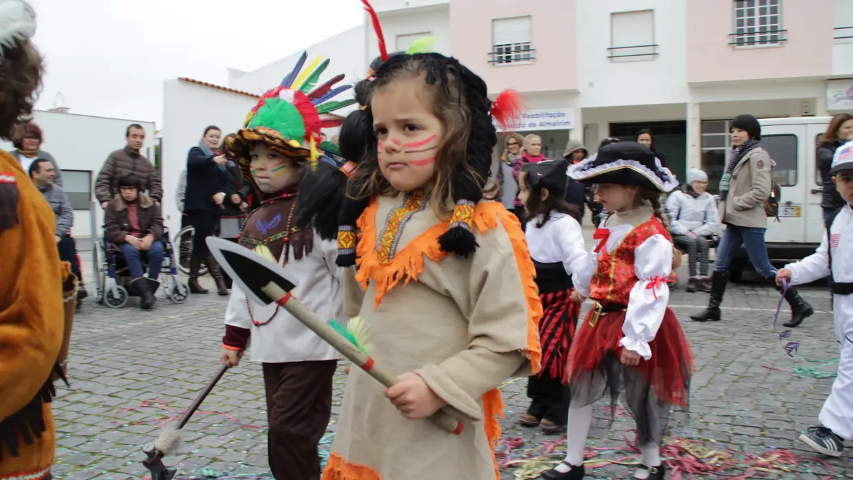 Carnaval escolar em Almeirim