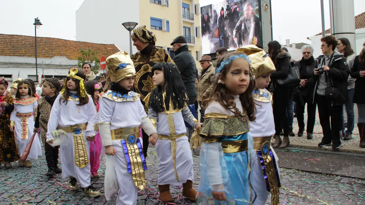 Carnaval escolar em Almeirim