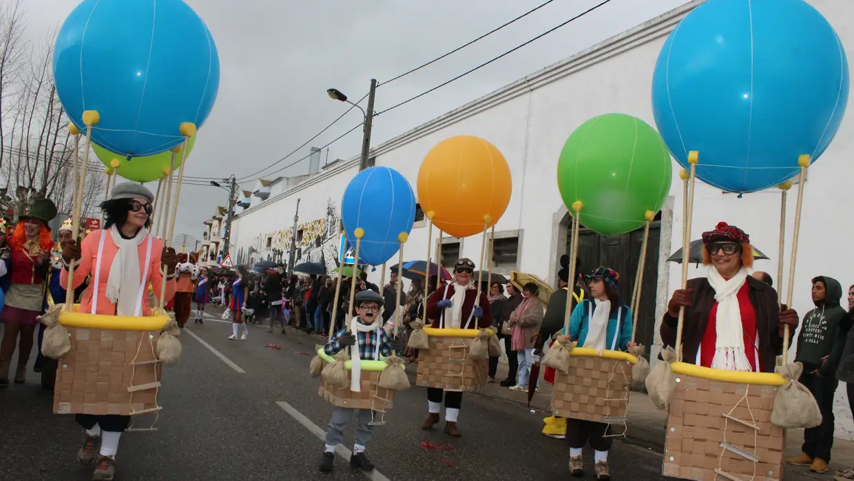 Corso carnavalesco em Benfica do Ribatejo