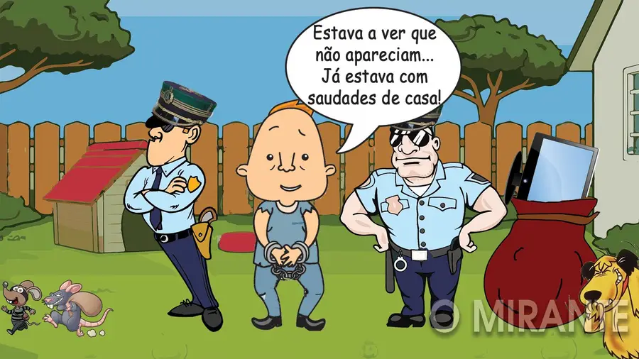 Apanhado a assaltar casas durante saída precária da prisão Apanhado a assaltar casas durante saída precária da prisão