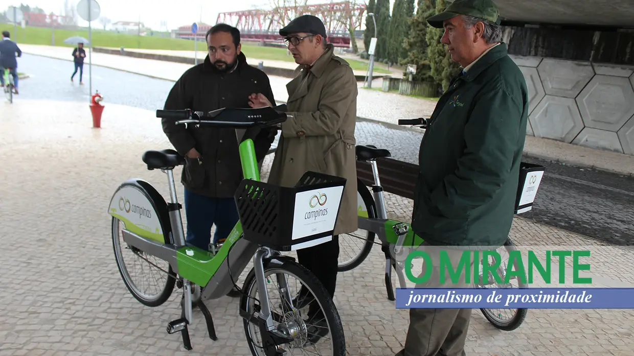 Inauguração do sistema de bicicletas partilhadas em Coruche