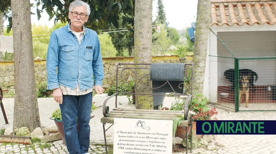 Ex-funcionário da Câmara de Santarém honra combatentes na Batalha de LaLys Ex-funcionário da Câmara de Santarém honra combatentes na Batalha de LaLys