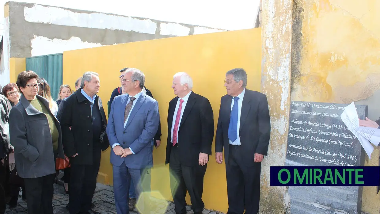 Inauguração da Praça Central Eduardo Catroga e Polidesportivo da Casa do Povo de São Miguel de Rio Torto