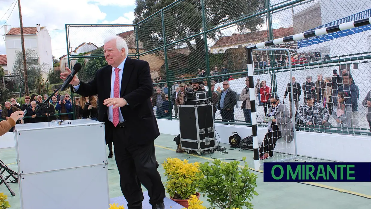 Inauguração da Praça Central Eduardo Catroga e Polidesportivo da Casa do Povo de São Miguel de Rio Torto