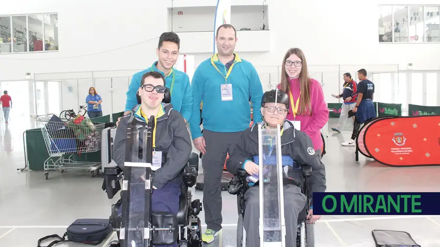 Tiago e Manuel são praticantes de Boccia Tiago e Manuel são praticantes de Boccia