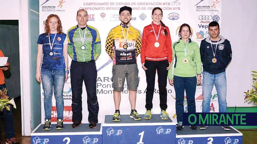 Atletas da União Arripiadense no campeonato ibérico de Orientação em BTT Atletas da União Arripiadense no campeonato ibérico de Orientação em BTT