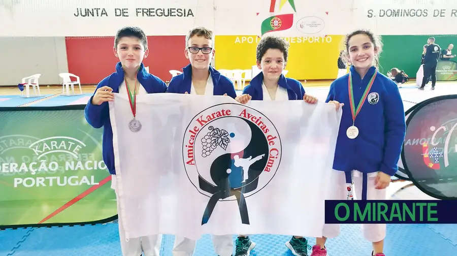 Karate de Aveiras de Cima no campeonato nacional