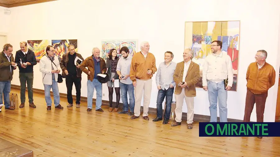 A exposição de artes plásticas